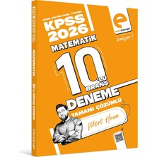 Edu Kariyer Mert Hoca 2026 Kpss Matematik 10'lu Branş Deneme Tamamı Çözümlü