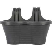 Serinova Tombik Askılı Çiftli Saksı 6,5 Lt