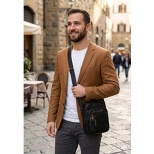 Patika Outdoor Kuzu Derisi Orta Boy Çelik Kasalı El Çantası