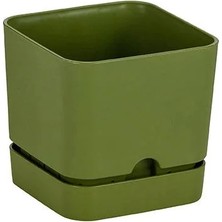 Poliwork Kare Saksı Tabaklı 1,5 Lt 130*120 mm