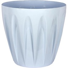 Serinova Papatya Saksı 46 Lt – Ekstra Büyük Boy 46 Litre Papatya Desenli Saksı