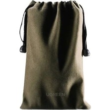 Ugreen 20319 LP101 Çok Yönlü Kullanım L19XW12 (Cm) Kadife Saklama Çantası Amber Kahverengi