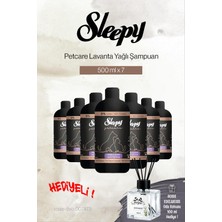 Sleepy 7 Adet Petcare Şampuanı Lavanta Yağlı 500 ml ve Rosıe Koku