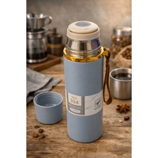 Bm House Bmhouse 304 Paslanmaz Çelik Termos 500 ml Push Kapaklı Çift Katmanlı Vakumlu Sıcak Soğuk Tutucu