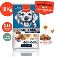 Wanpy Tahılsız Sığır Etli Yetişkin Köpek Maması 12KG