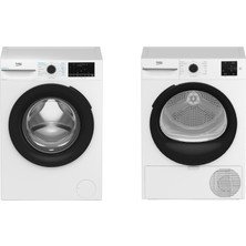Beko Cmxd 9100 9 kg Çamaşır Makinesi + KMX82 8 kg Kurutma Makinesi