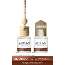 Woody Oto Kokusu İp Askılı Araç Kokusu Uzun Süre Kalıcı Odunsu Araba Kokusu 8ml