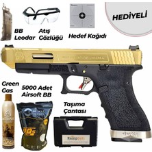 We Glock G34 Tıtanıum Gold Airsoft Tabanca Greengas Blowback