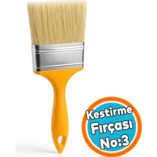 Nzb Kestirme Fırçası No:3 Iz Bırakmayan Profesyonel Boya ve Kenar Düzeltme Fırçası 65MM (1 Adet)