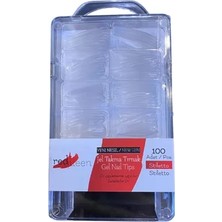 Redqueen Jel Takma Tırnak Stiletto RQ-1452 Şeffaf