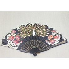 Ett Plastik Tavuskuşu Yelpaze