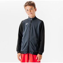 Decathlon Futbol Eşofman Üstü Siyah/Gri - Essential Modeli Kaliteli Spor Aksesuar