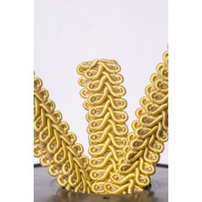 Mefaks Tekstil Koç Boynuzu Şerit 1.5 cm 50 Metre Dekoratif Süsleme Şeridi Perde Aksesuar