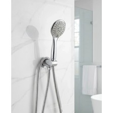 MiraLive Duş Başlığı Seti Spiral Hortum Hareketli El Duşu Tutacağı Kirece Dayanıklı Tasarım