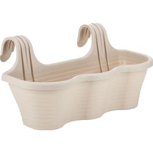 Serinova Tombik Askılı Çiftli Saksı 10 Lt