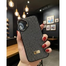 KumOziShop iPhone 16 Plus Uyumlu Kamera Standlı Taşlı Premium Kılıf