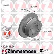 Zimmermann Fren Dıskı Arka W463 B901 B904 . Lt 28-35-46 Zımmermann A9014230812/ 2D0501601