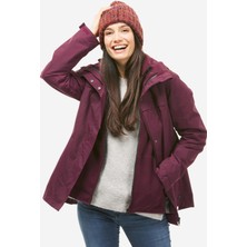Decathlon Kadın Su Geçirmez Outdoor Kar Montu/kışlık Mont - Gri - 100 0 °c - 2xl