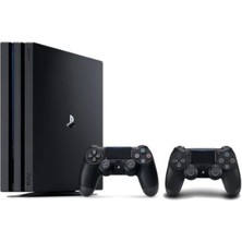 SONY Playstation 4 Pro 1 Tb Oyun Konsol 2 Kollu Yenilenmiş Yazılımsal Kırık 75 Türkçe Oyunlu