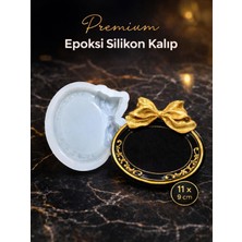 Stonechem Fiyonklu Yuvarlak Çerçeve Silikon Kalıp | Epoksi Reçine, Mum, Sabun Kalıbı,taş Tozu