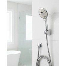 MiraLive Çok Fonksiyonlu El Duşu Seti Kireç Önleyici Duş Başlığı Spiral Hortum Mafsallı Askı