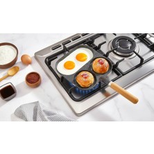 Nishev.com Evini Sev Premium Granit Döküm Çok Bölmeli Pancake & Yumurta Tavası