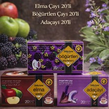 Çare Burada Yemek Sonrası Rahatlama Çay Seti (Böğürtlen Çayı 20'li & Elma Çayı 20'li & Adaçayı 20'li)
