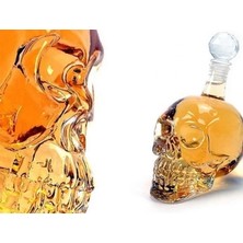 MiraLive Crystal Head Kuru Kafa Cam Şişe 350 ml