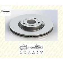 Fren Disk Aynası Ön   Focus II-C-MAX-KUGA-S40/1829606/DF4424/KALE Balata   Kale Balata TFD-00012