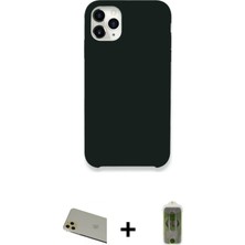 BUTİMAR'S iPhone 11 Pro Max Zirve Modern Özel Seri - Siyah Joko Magic 5d Hayalet Cam + Gold Rainbow Kamera Lens Koruma Cam