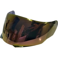 Nero 912 Çene Açılır Kask Camı - Gold Vizör Yedek Parça