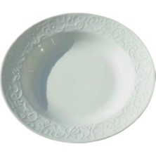 Güral Porselen BHD22CU Bahar Dalı Desenli 22 cm Çukur Tabak 6'lı Set Seramik Malzeme