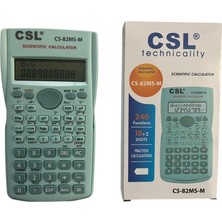  csl cs-82ms-m mavi fonksiyonel hesap makinesi