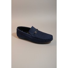 Modayak Modesa Lacivert Hakiki Deri Ayakkabı