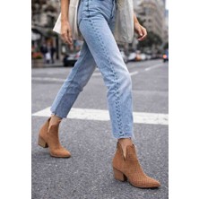 Frosty Shoes Taba Lazer Kesim Ayakkabı