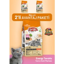 Cat food energy Tavuklu Yavru Kedi Maması 15 kg - 2 Adet