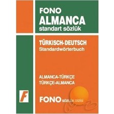 Fono Yayınları Fono Almanca / Türkçe - Türkçe / Almanca Standart Sözlük Eğitim Kitabı Sınıf ve Sınav Bilgisi