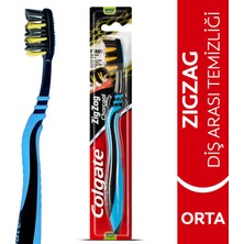 Colgate ZigZag Charcoal Diş Arası Temizliği Orta Diş Fırçası ile Güçlü Temizlik Sağlayın