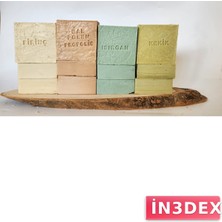 İn3dex Doğal Sabun Seti 12'li Isırgan Pirinç Kekik Ballı Cilt Bakımı