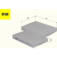 Fil Filter Polen Filtresi Clıo Iı-Kangoo 1.5/1.9dcı  7700834816/ CU2945/ AH143 Fıl Fılter HC7019