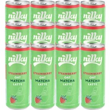 Nilky Yulaf Sütlü Çilekli Matcha Latte 12'li Paket