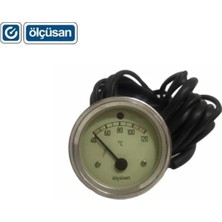 Ölçüsan Hararet Saati Civalı 5 mt (40°C-120°C) (Ikazlı) (60 Mm)