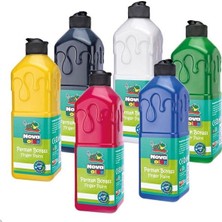 Tahtakalehobi Nova Color Renkli Parmak Boyası 6 Renk x 250 g Eğlenceli Sanat Seti