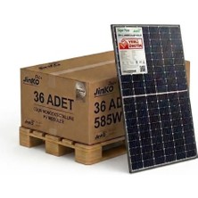 Jinko Solar Jinko Tiger Neo 585 Watt Güneş Paneli 1 Palet (36 Adet)