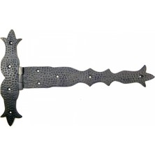 MiraLive Antika Tarz Dekoratif Pirinç Kuyruklu Dövme Menteşe - 251X393 Mm, Oksit