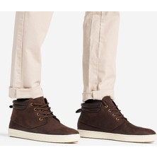 Decathlon Erkek Su Geçirmez Deri Makosen - Taba Rengi