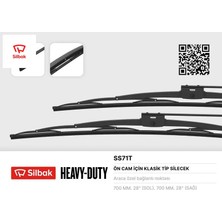 Silbak Silecek Süpürgesi 700MM Isuzu Lux-Roybus-Classıc-Iveco M50/KARSAN Jest-Tata LP613 Ym SS71T  Sılbak