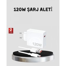 MiraLive 120W Hızlı Şarj Başlığı Ultra Güçlü Type-C Adaptör Kablo Dahil