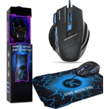 Abatech Oyuncu Rgb'li Mouse + Mouse Pad Seti