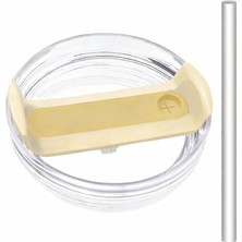 Stanley Termoslar ile Uyumlu Bardak Kapağı ve Plastik Pipet Seti (1 Pipet) – Sızdırmaz, Bpa Free, 30OZ & 40OZ Tumbler Uyumlu
